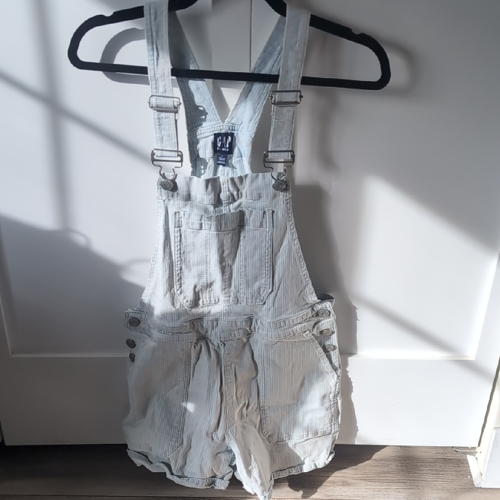 GAP Light Gray Short Overalls
